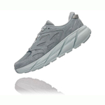 Кроссовки мужские HOKA M CLIFTON L SUEDE Grey Mist / Misty Blue