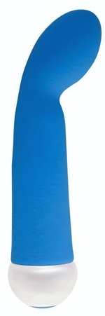 Синий вибратор Fashion Succubi Bliss G Vibe - 14,5 см. (Цвет: синий)