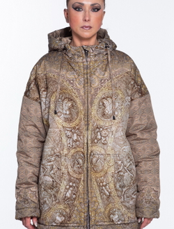 Куртка "Доспехи Серебро", по мотивам изображений со щита Генриха II, короля Франции