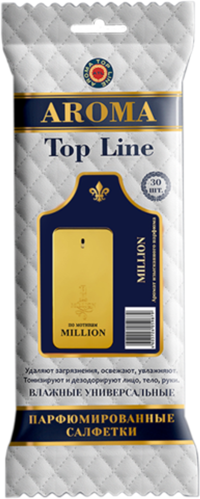 Салфетки влажные универсальные парфюмированные №21 One Million