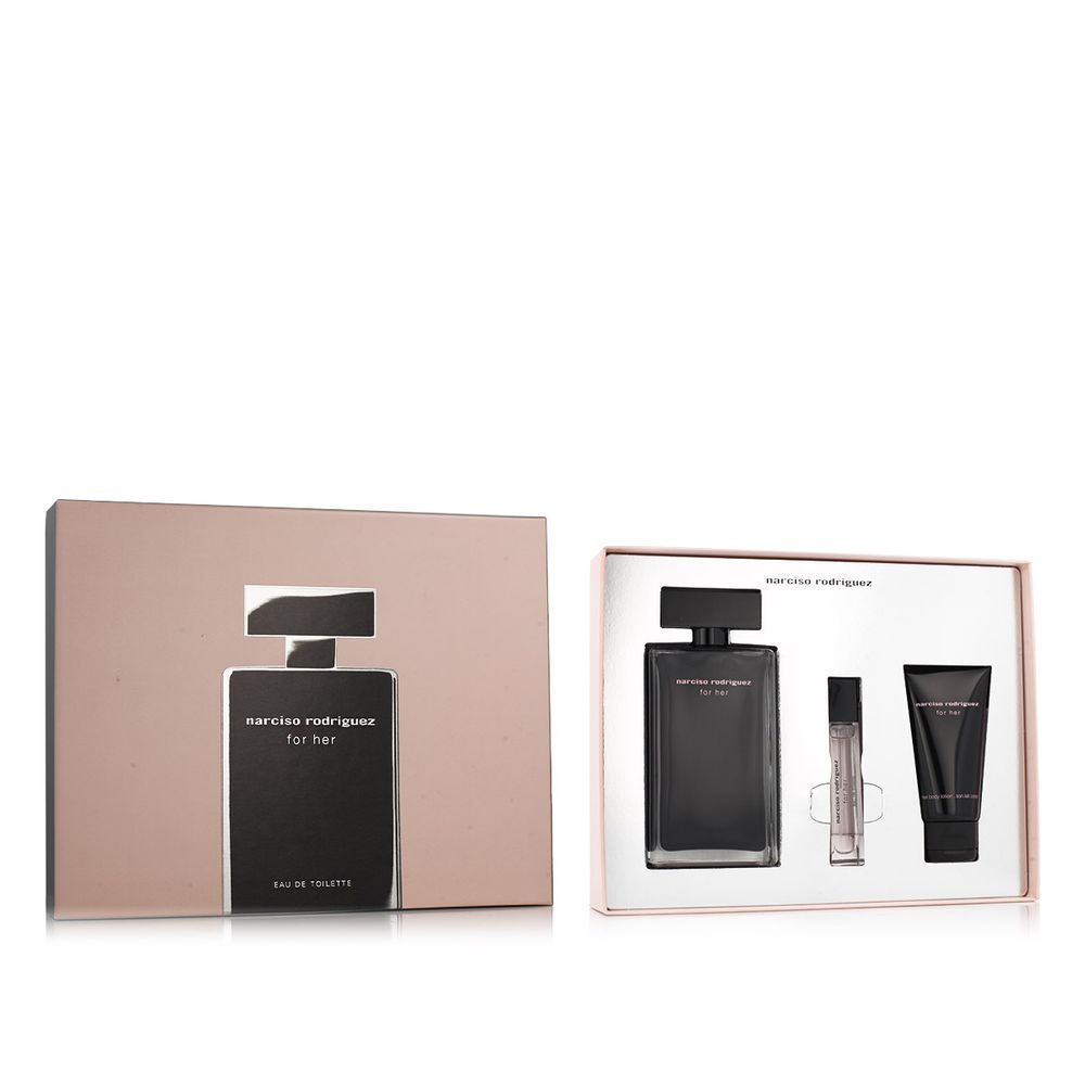 Narciso Rodriguez For Her EDT 100 ml + EDT MINI 10 ml + BL 50 ml (woman) 1 pcs