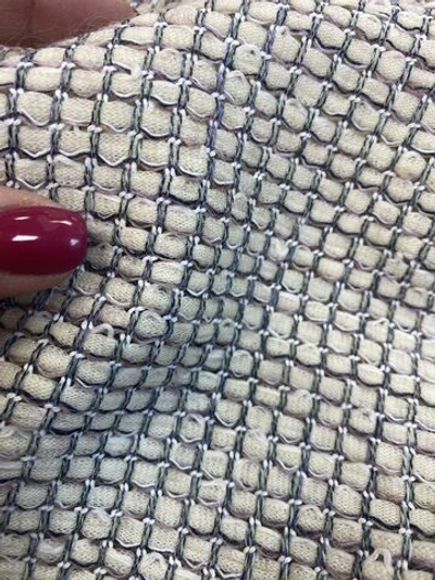 Ткань ШАНЕЛЬ (Италия) 80% шерсть 10% хлопок 10% мохер ш-150см отрез 0.7 м