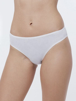 Базовые хлопковые трусики-слипы средней посадки (Размер: 48) (Цвет: черный)