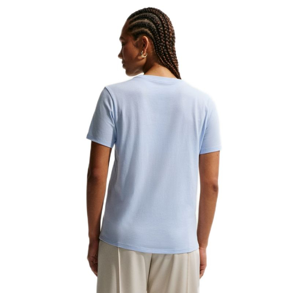 Женская теннисная футболка Nike Sportswear Club Essentials - hydrogen blue/white