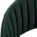 Комплект из 4-х стульев Turin зеленый, золотые ножки