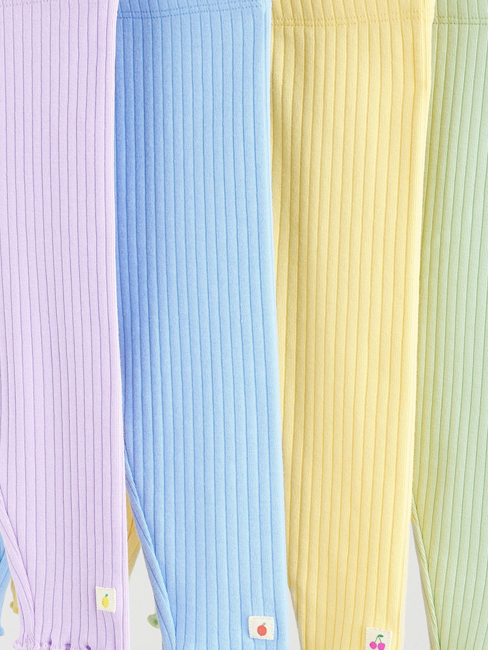 Легинсы для малышей Next AG4-688, 4 шт., Фиолетовый, Желтый, Синий, Зеленый