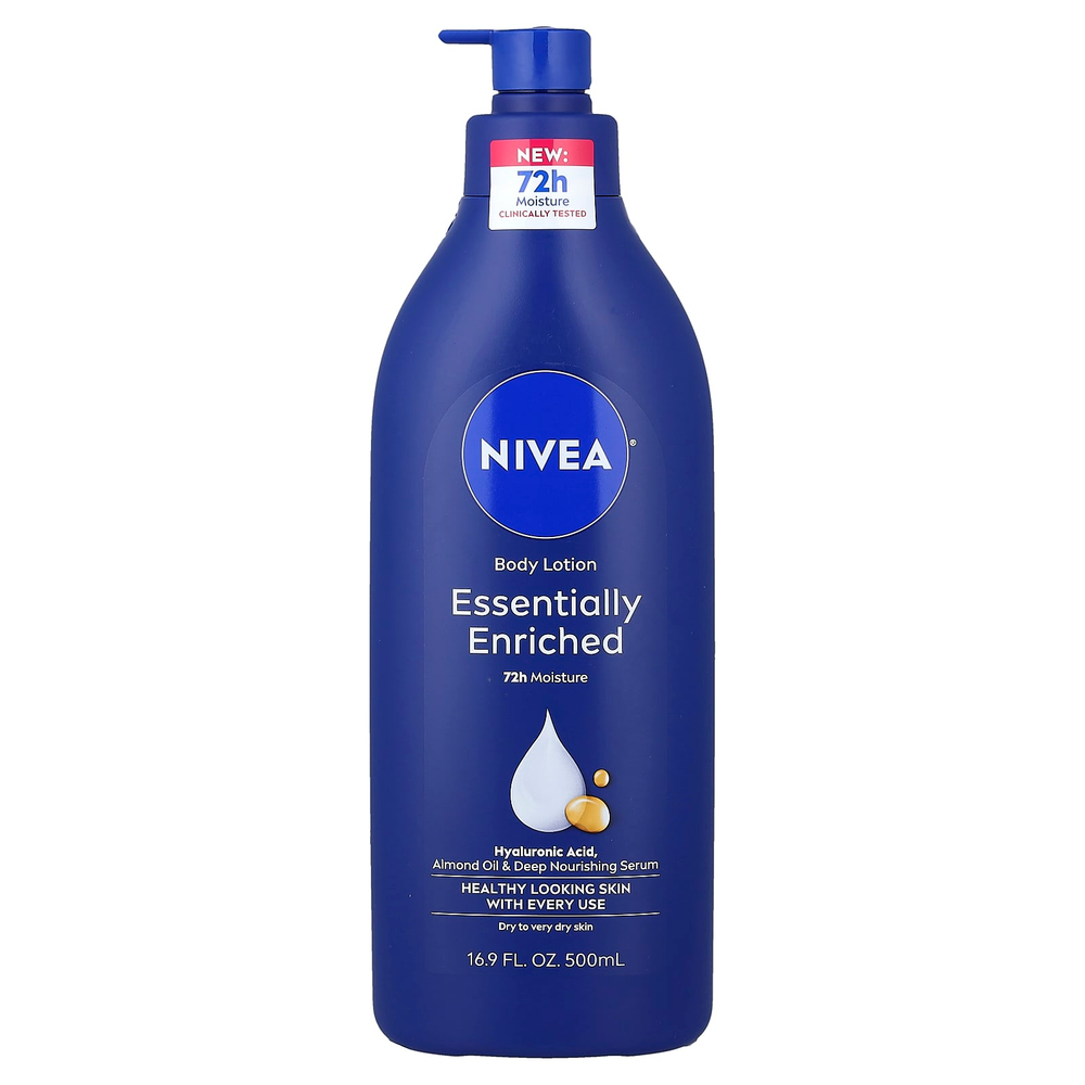 Nivea, лосьон для тела, обогащенный питательными веществами, для сухой и очень сухой кожи, 500 мл (16,9 жидк. унции)