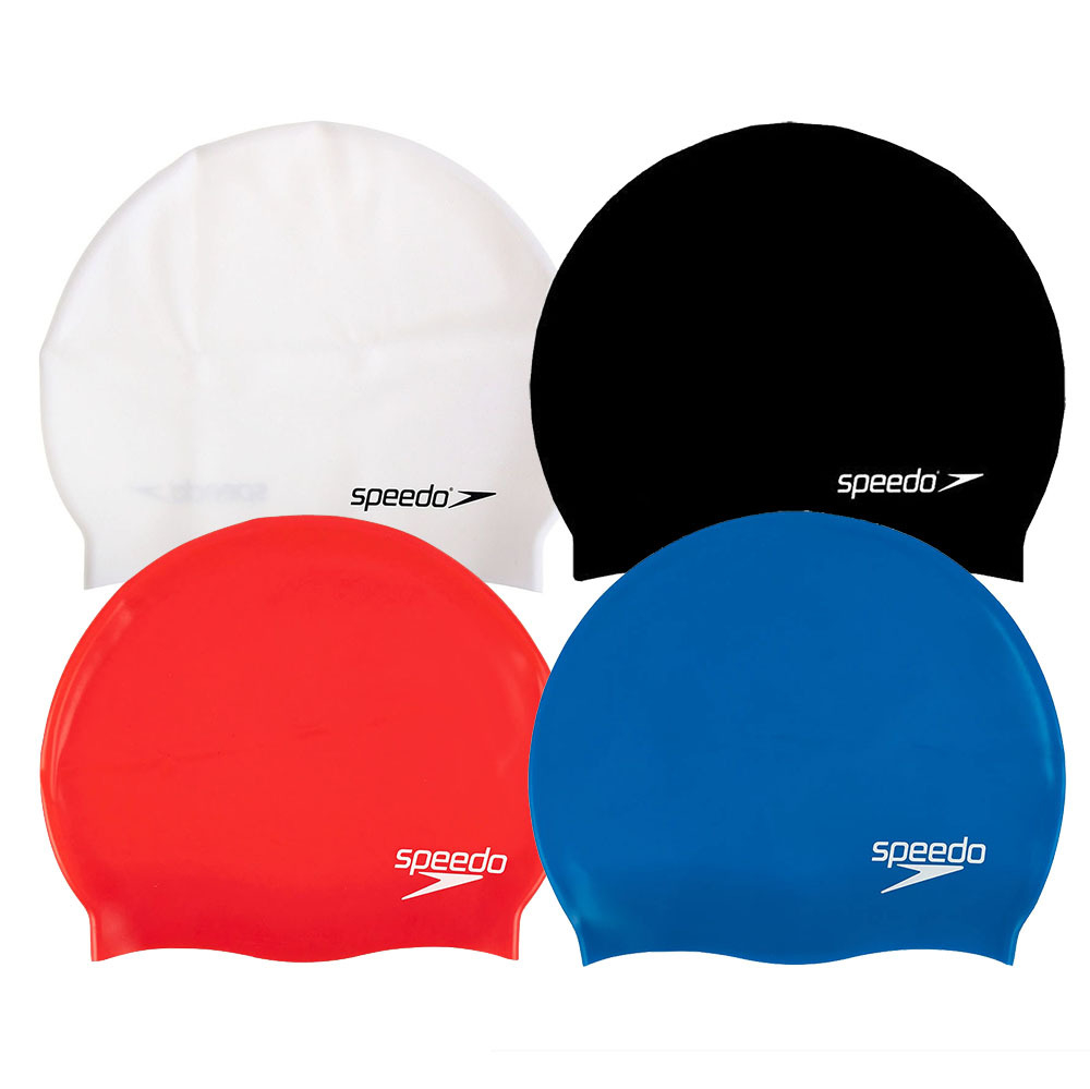 Шапочка для плавания детская SPEEDO Plain Flat Silicone Cap Junior,8-709931959, 4 цвета в ассортименте