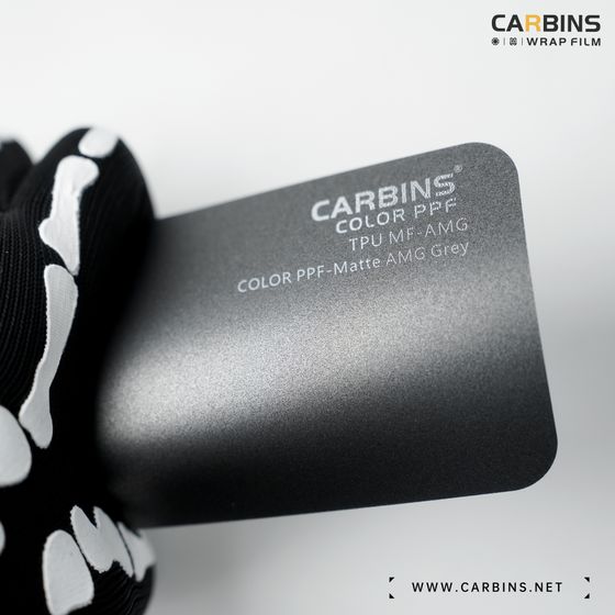 Веер образцов полиуретановой цветной пленки Carbins Color PPF