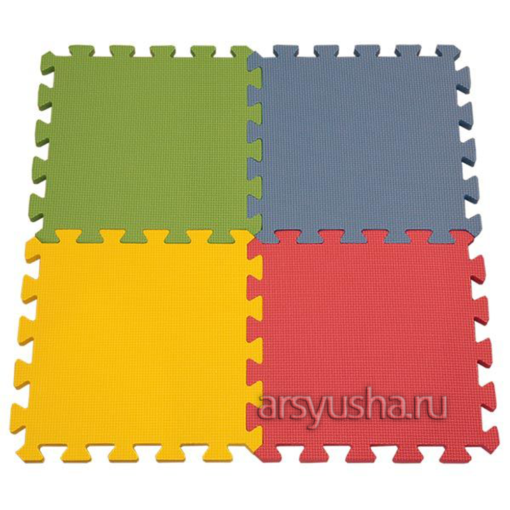 Коврик-пазл BABYPUZZ (36 плит 33x33x1см, ~4кв.м./уп) Разноцветный пол
