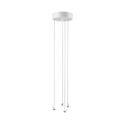 7755 (7757)/L SN 539 Подвесное крепление для светильника QUASAR LED металл/белый 1,5м QUASAR