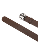 кожаный ремень Alexander McQueen - коричневый(683129 1AAF4)