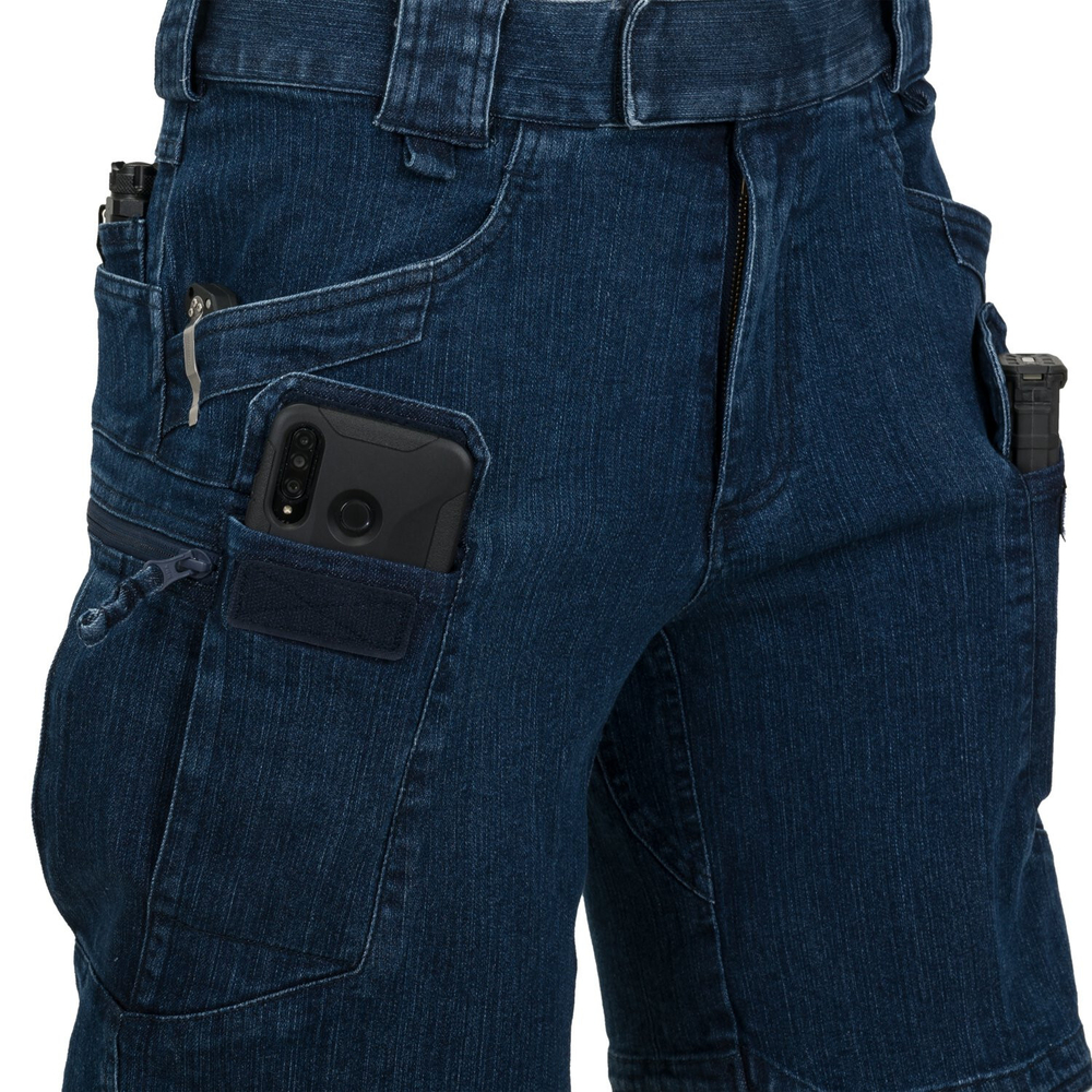 Helikon-Tex Urban Tactical Shorts 11 - Denim Stretch - Marine Blue