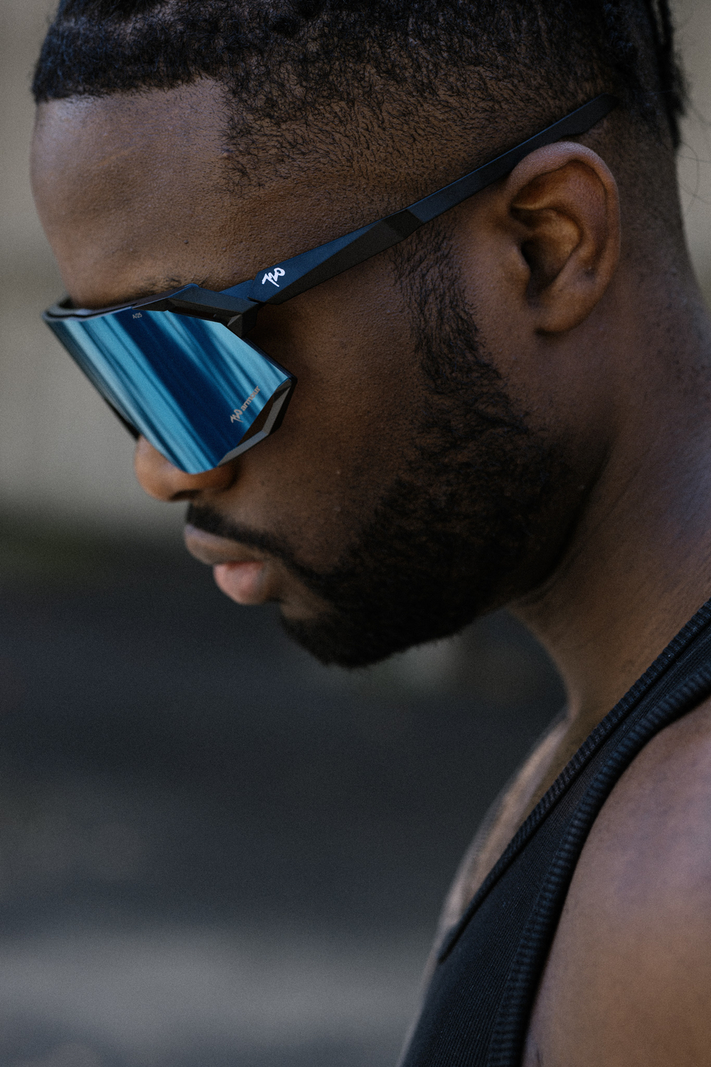 Спортивные очки 720armour Falcon / Matte Black / Ultra Blue Lens