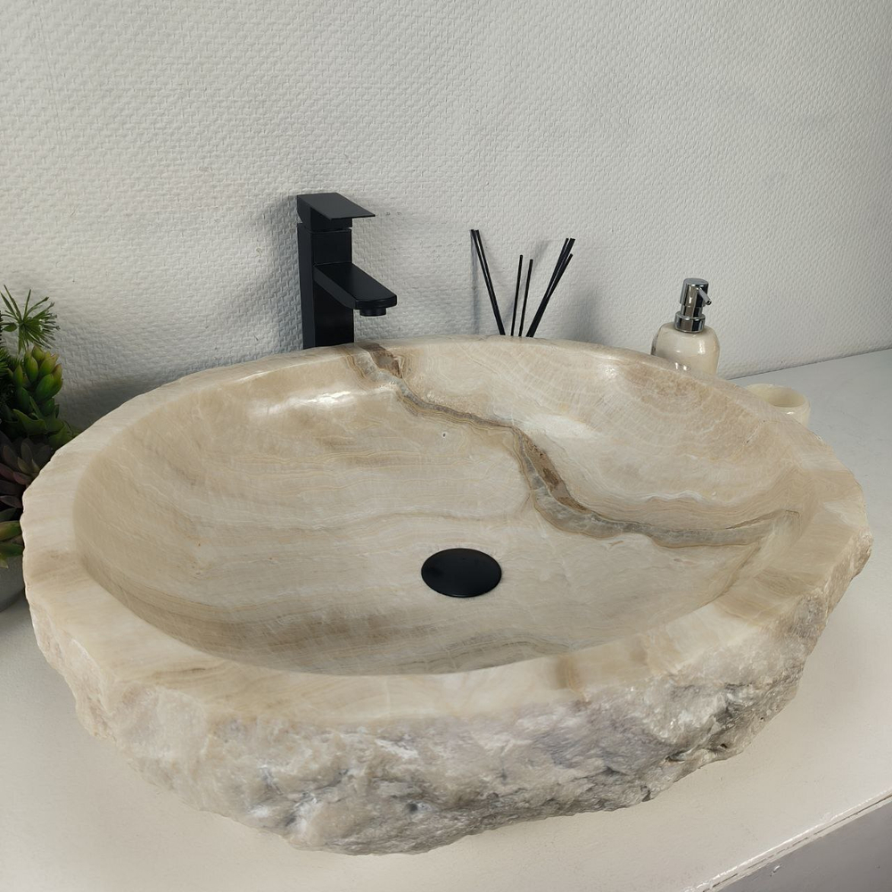 Раковина из оникса Erozy White EO-64279 62*52*16 0215