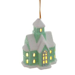 GAEM Фигурка декоративная "Домик" (подсветка, 2xLR44), L8 W5,5 H10,5 см, 2в.