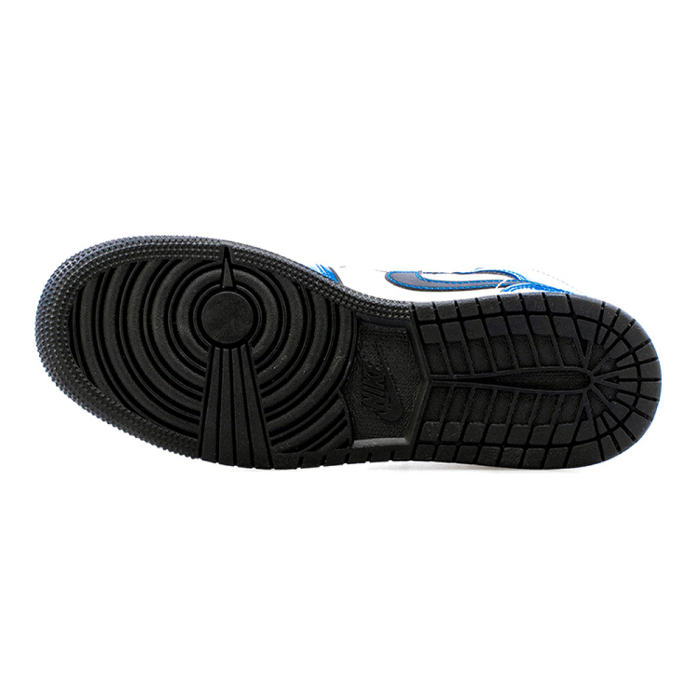 Кроссовки Air Jordan 1 Mid SE GS Signal Blue