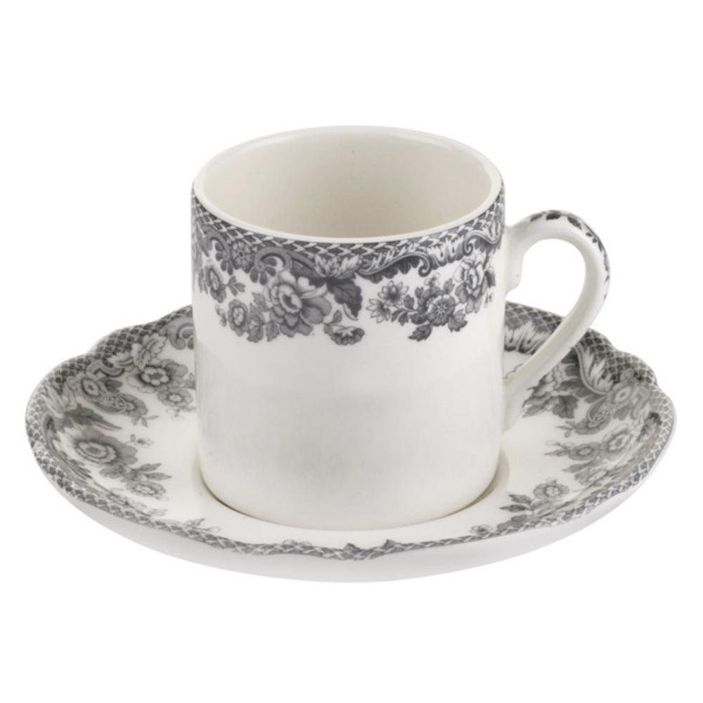 Кофейная пара 90мл Spode Деламер, сельские мотивы