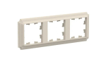 ATLASDESIGN ANTIQUE 3-постовая РАМКА, универсальная, БЕЖЕВЫЙ