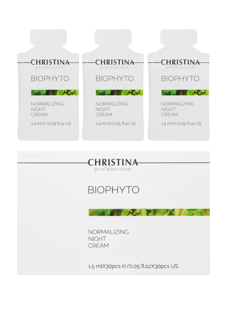 CHRISTINA Bio Phyto Normalizing Night Cream sachets kit 30 pcs