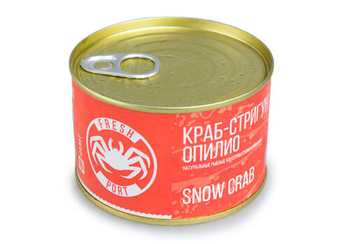 Мясо краба стригуна натуральное салатное, 240г