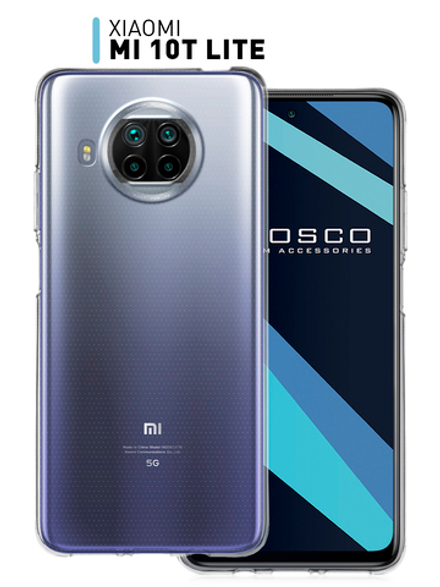 Чехол ROSCO для Xiaomi Mi 10T Lite оптом (арт. XM-MI10TL-TPU-TRANSPARENT)