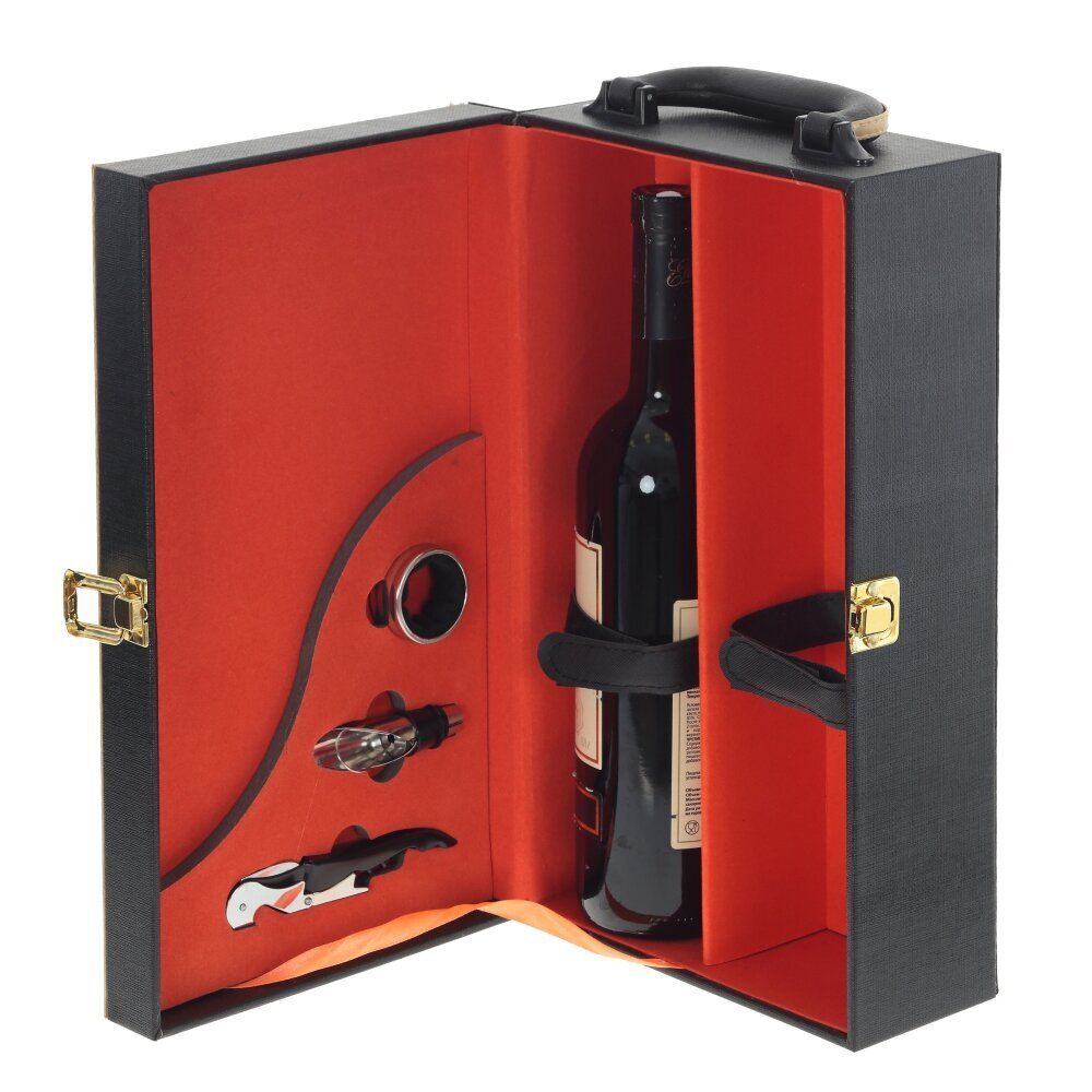 GAEM Шкатулка для бутылок с набором сомелье, L20 W12 H35 см