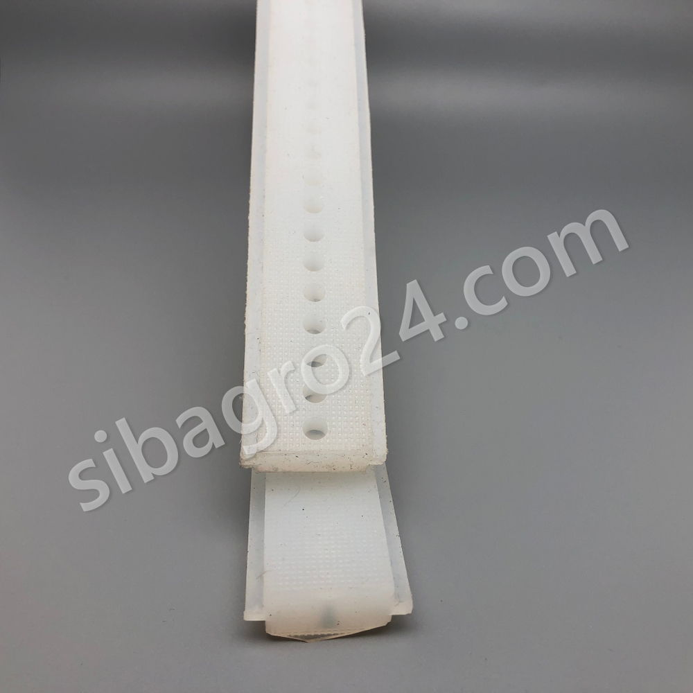 Резина силиконовая под сварочную планку DZ-510 (510х21,5х11 мм)