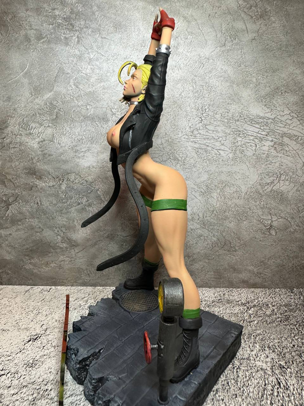 Cammy Street Fighter Кэмми Уайт Стрит Файтер обнаженная фигурка (окрашена)