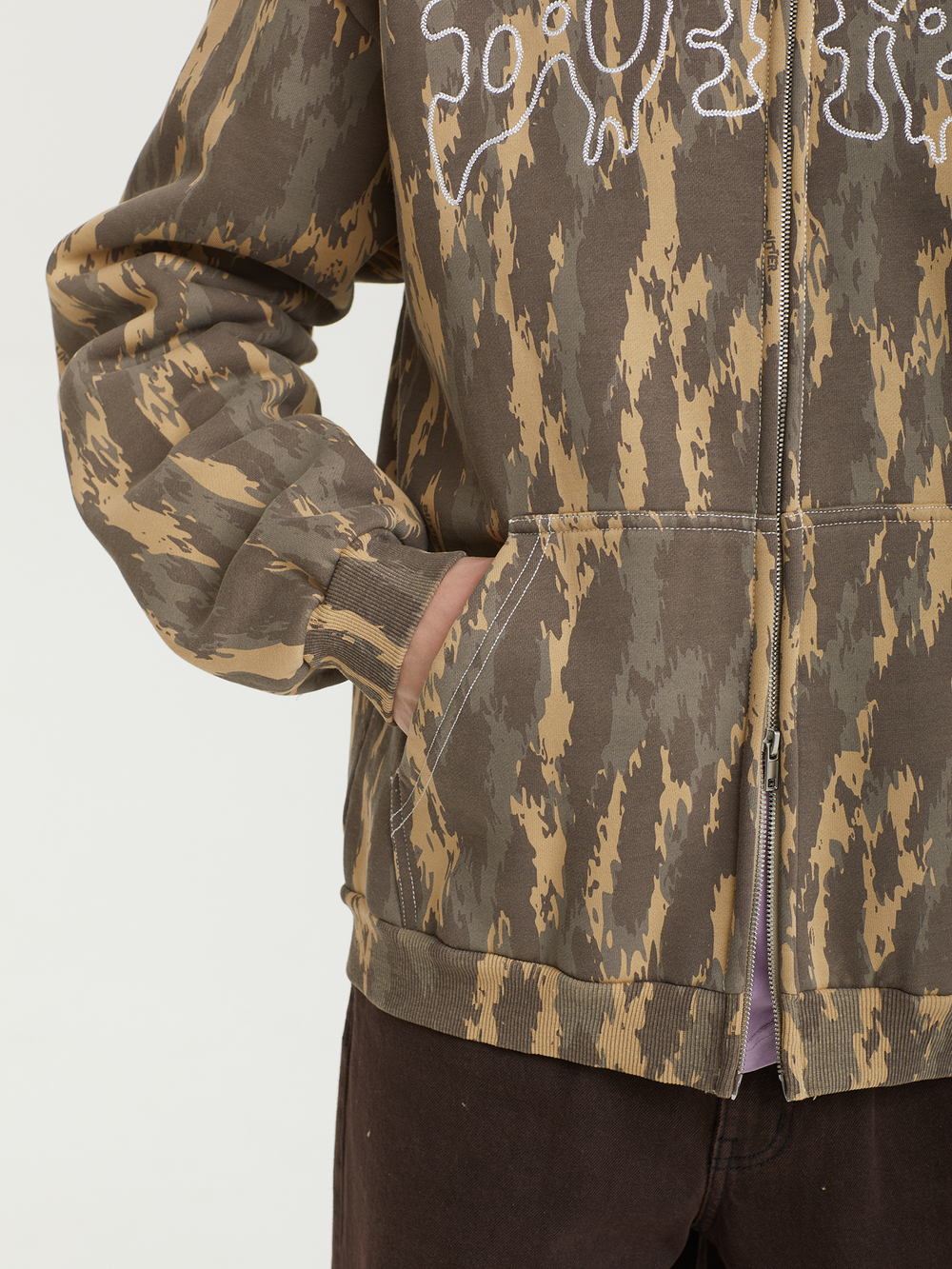 Мужская Толстовка Blotch Zip-thru