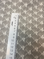 Ткань Батист натуральный хлопок 100%с вышивкой (Италия) ш-140см цена за 1,4 м