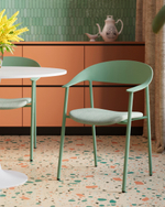 Стул Eila с подушкой пластик зеленый