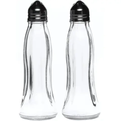 Емкость для специй БЛЭК ЭНД УАЙТ 2 шт. 40 мл (с метал.кр.)