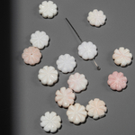 Цветочки из раковины розовой королевской ракушки, 12мм