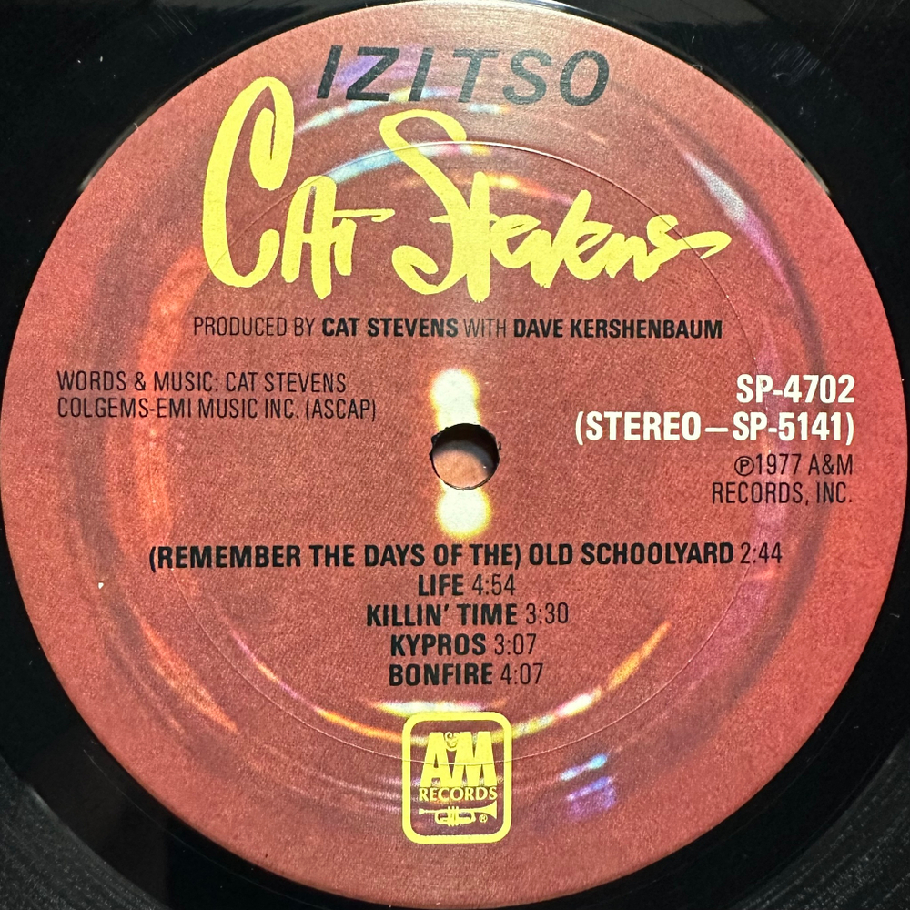 Cat Stevens - Izitso (США 1977г.)