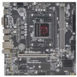 Материнская плата AFOX B450D4-MA5-V2 (Socket AM4, mATX, 2*DDR4(32Gb), VGA+ HDMI, 4*SATA3, 1*M.2, 1*PCIEx16/1*PCIEx1, 2*USB 2.0, 2*USB 3.0, 2 x PS/2, LAN 1*1G) RTL