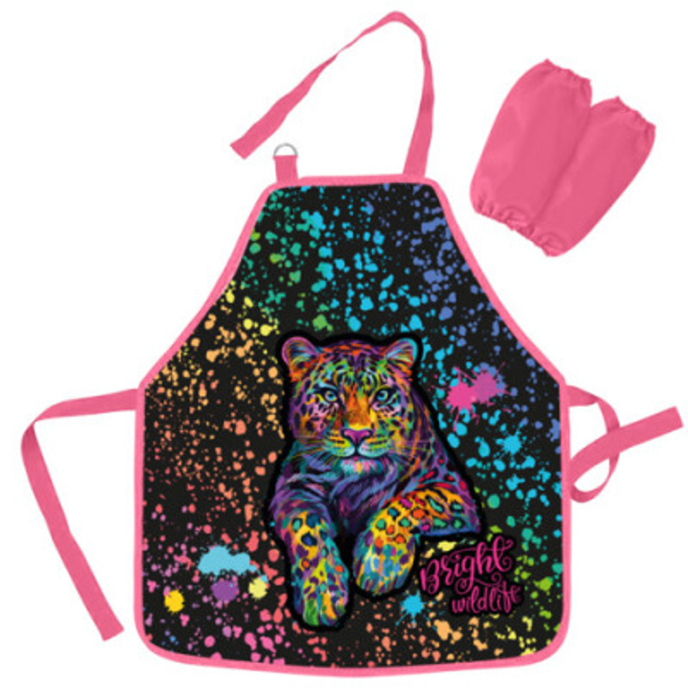 Накидка фартук с нарукавниками для труда ЮНЛАНДИЯ, 46х54 см, Bright wildlife, 271042