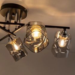 Citilux Клаус CL134165 Люстра потолочная Чёрная