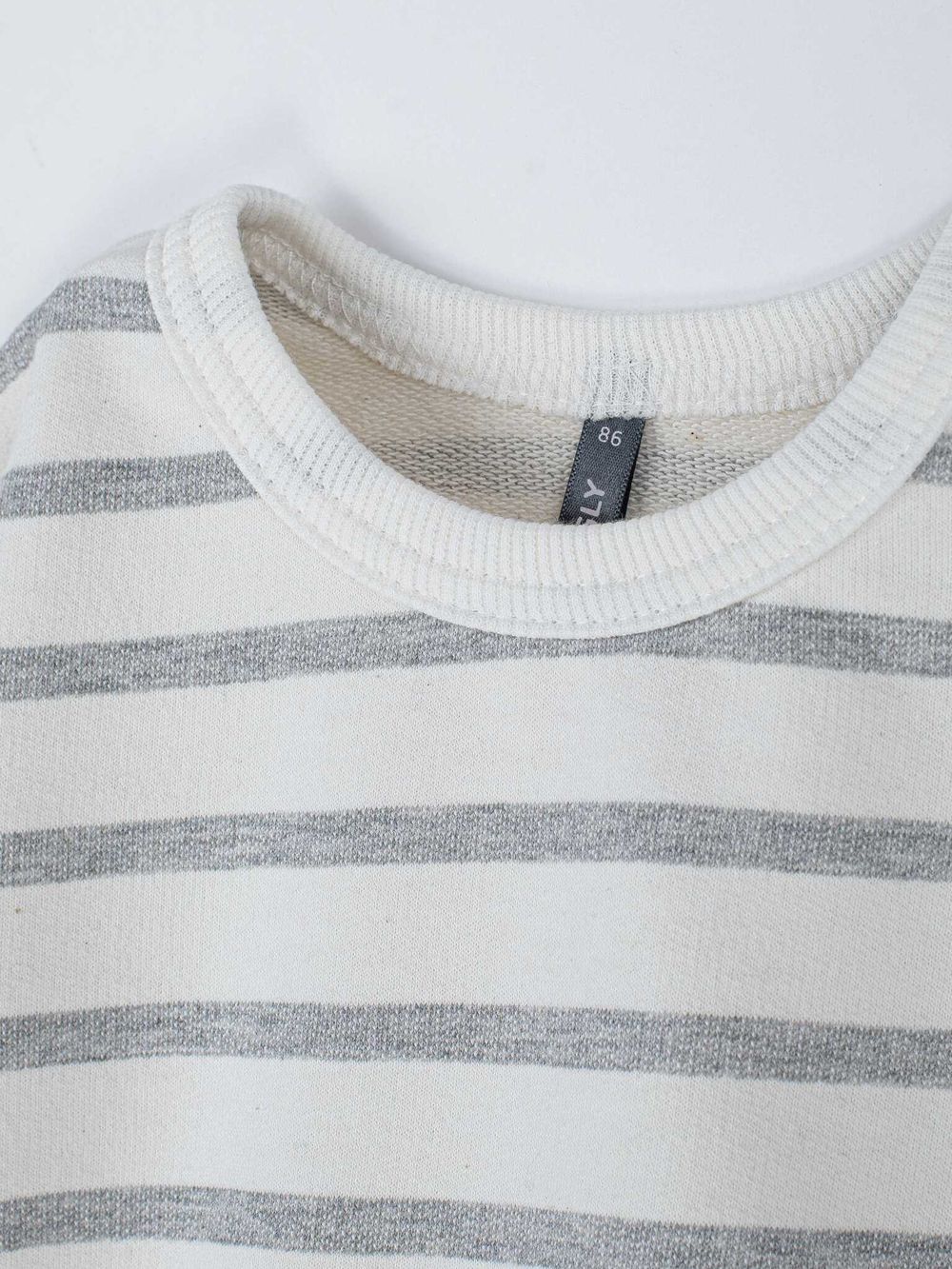 Свитшот облегченный "Полоска Пепел" 7+