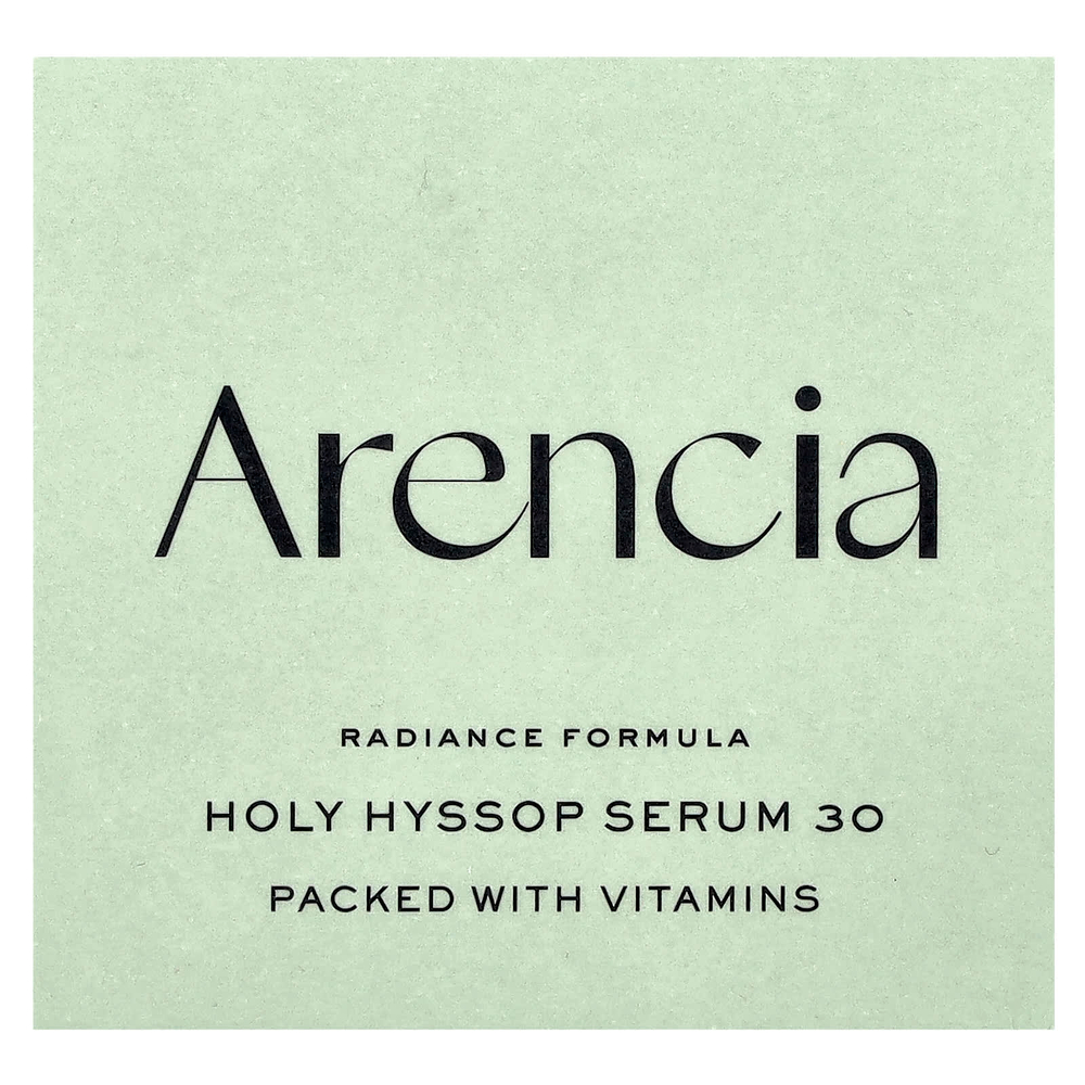 Arencia, Сыворотка со священным иссопом 30, для всех типов кожи, 50 г (1,76 унции)