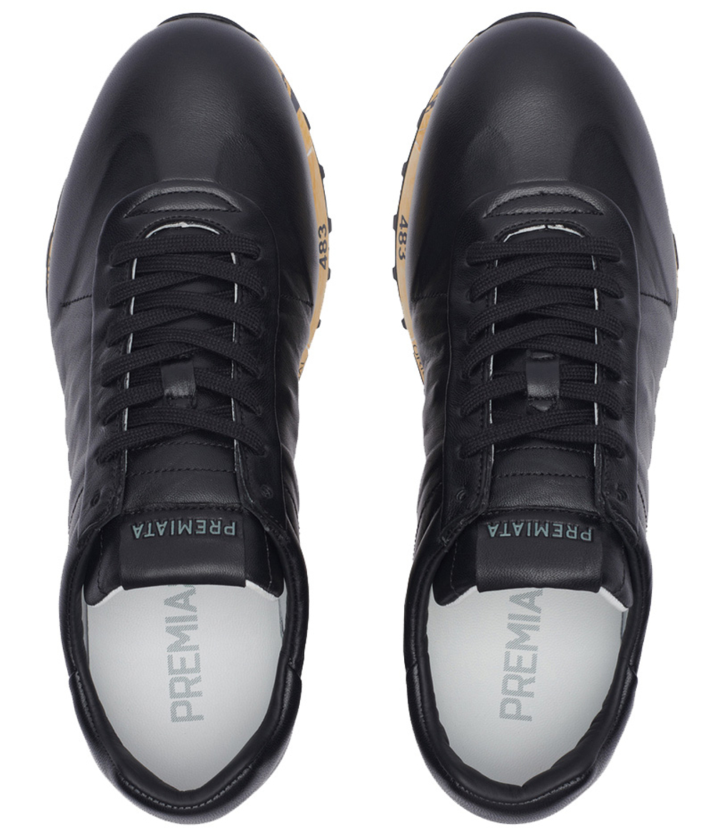 Premiata Lucy 5314 черные кожаные