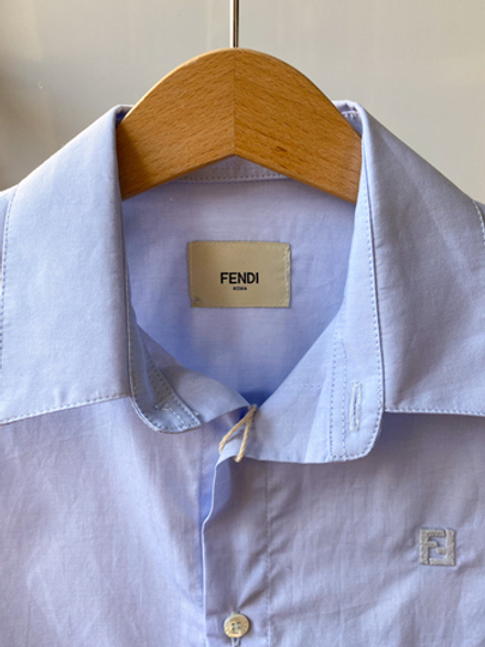Новая хлопковая рубашка Fendi, 116
