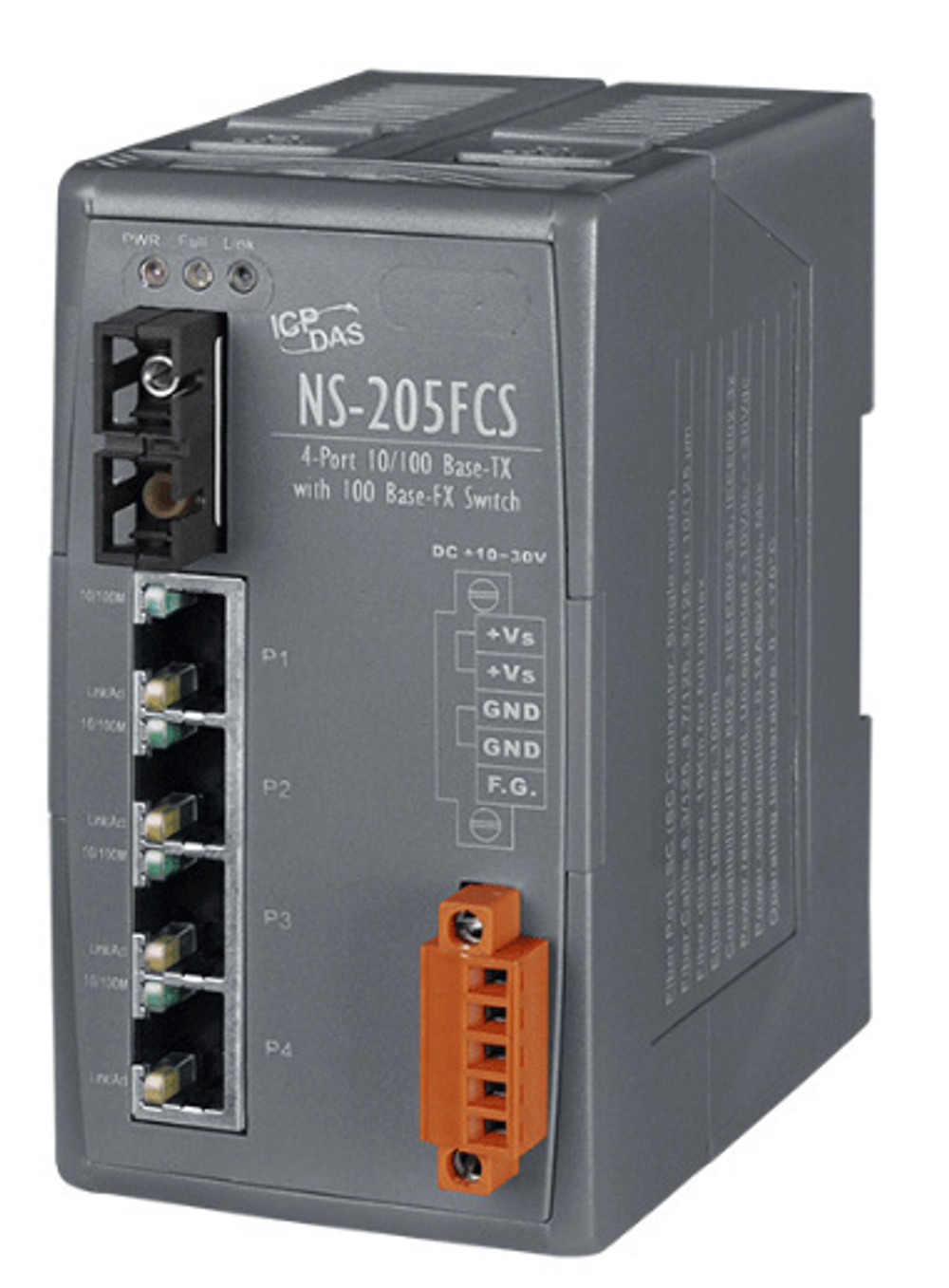 Коммутатор ICP DAS NS-205FCS CR