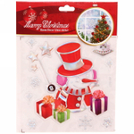 Наклейка новогодняя «Новогодняя радость» , лист 16х21.5 см,микс