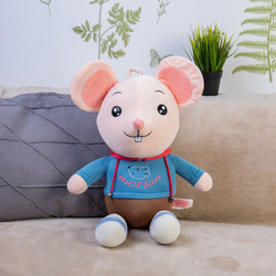 Мягкая игрушка Мышка KiDWoW для девочек, мальчиков, малышей, детей, в подарок, для сна