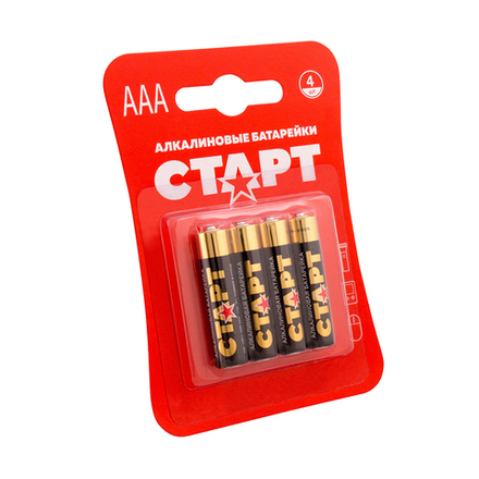Батарейка Старт LR03-BL4, типоразмер AAA, 4 шт