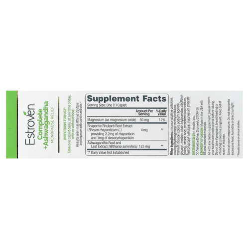 Estroven, Complete iHerb, средство для поддержки при менопаузе, с ашвагандой, 60 капсул