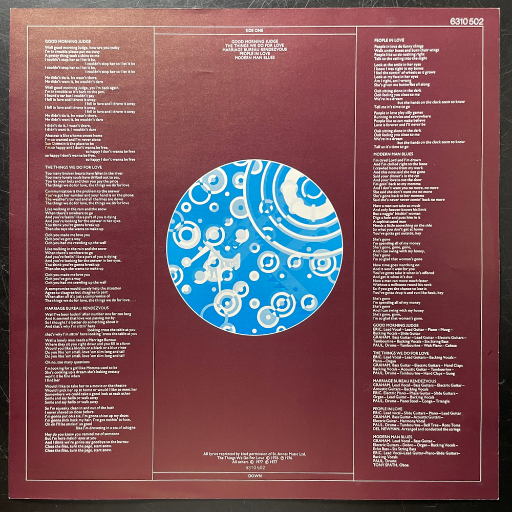 10cc ‎– Deceptive Bends (Германия 1977г.)
