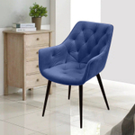 Стул Archi, бархат синий 29, опора конус