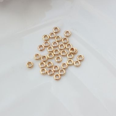 Колечки 0,8*4 мм соединительные позолота 2 гр, СК065
